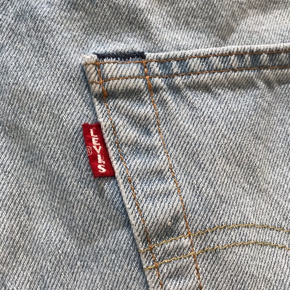 Vintage Levi's 501 Straight Jeans Big E - Picture 5 of 8